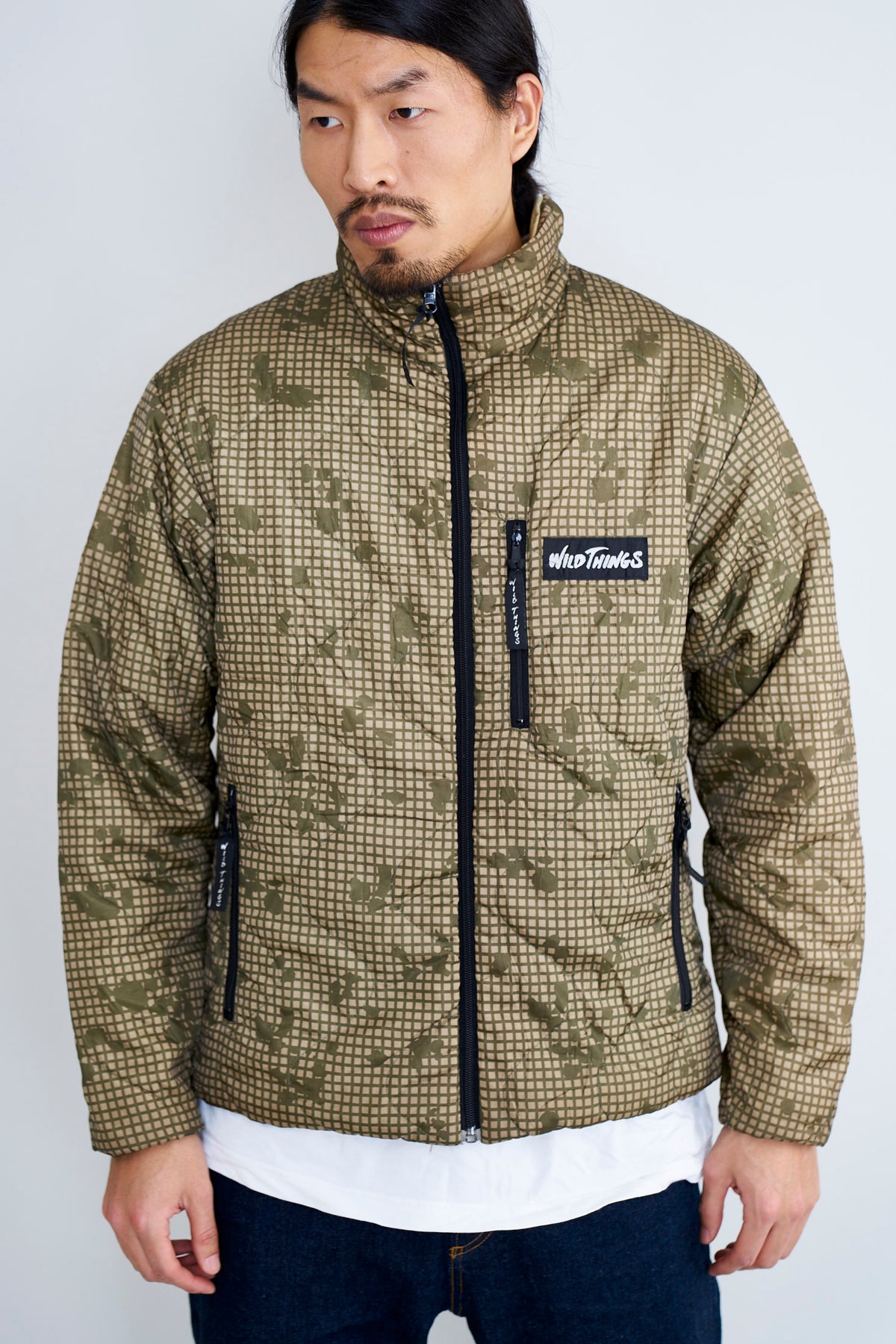 Wild Things Night Camouflage/Sand Reversible Primaloft Jacket | AT